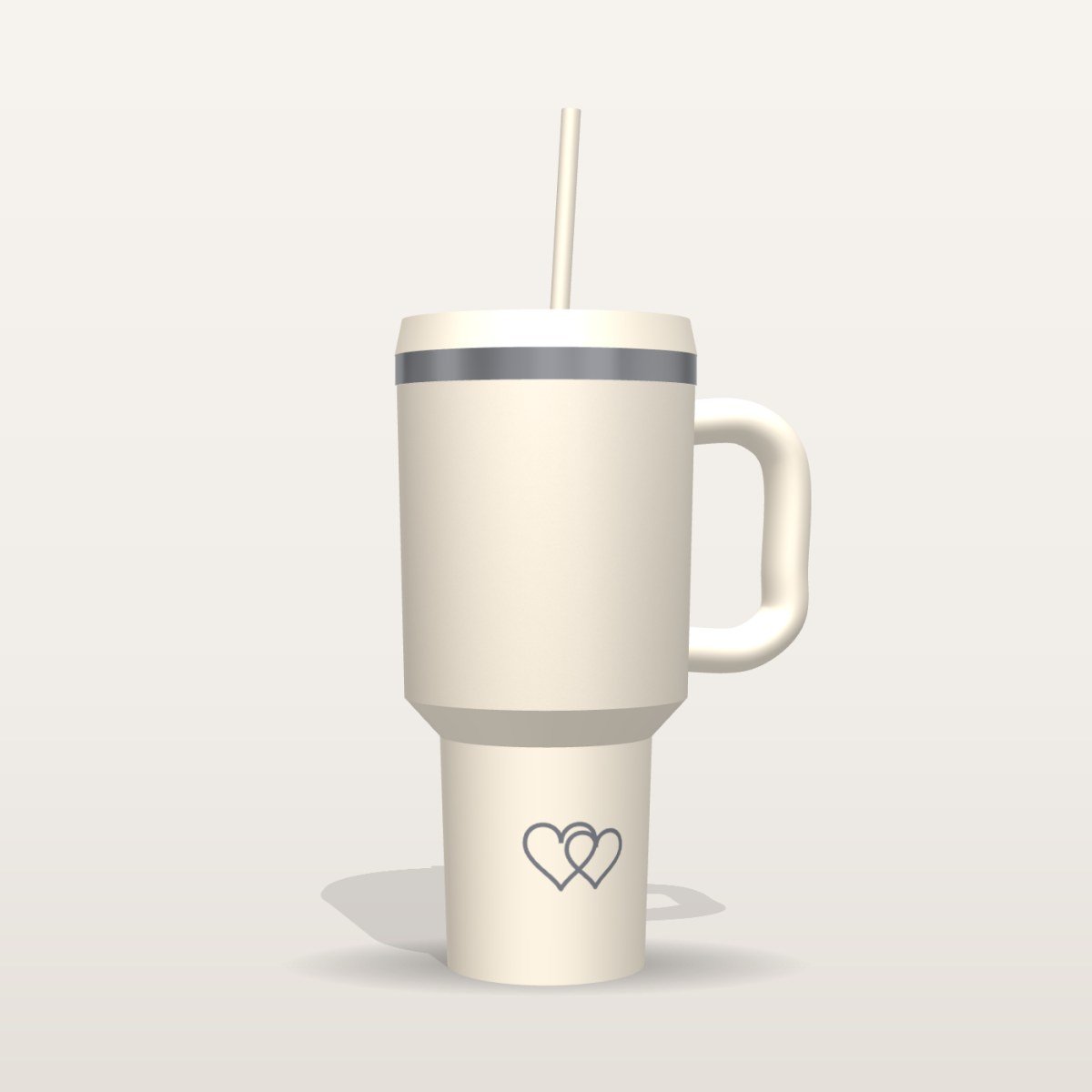 Engraved Name Tumbler with Heart – 40 oz with Handle photo 7