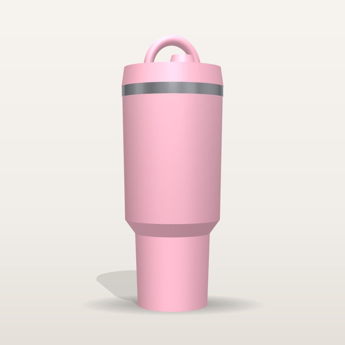 Flip Straw Tumbler with Carry Handle – Customised Name (30 oz)