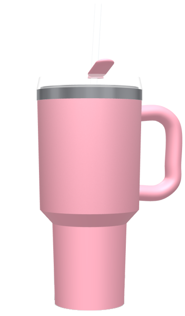 Personalised 40 oz Tumbler with Handle and Straw (Flip Lid)